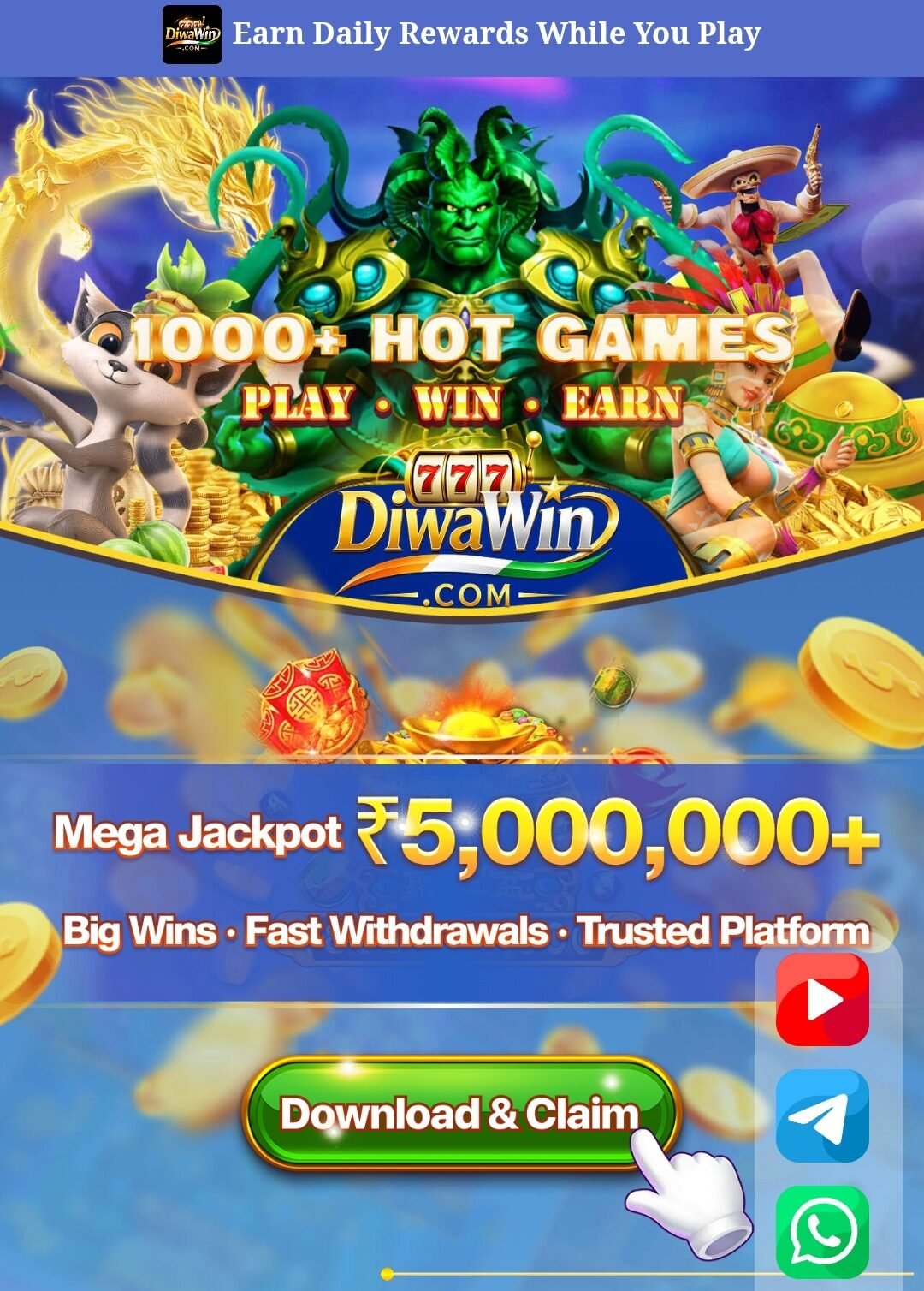 Diwa win app logo